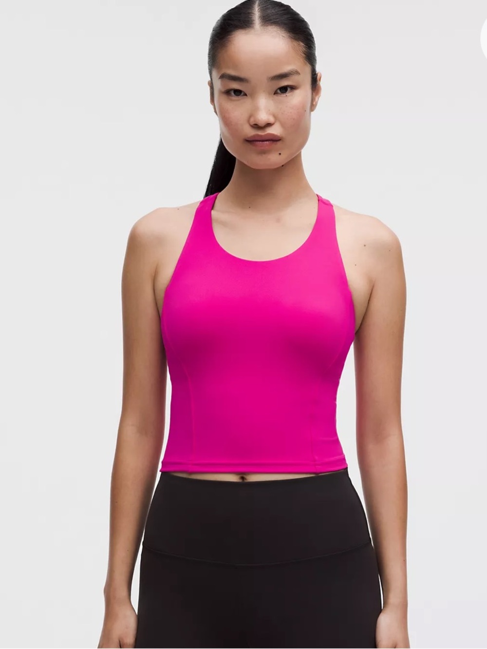 Lululemon Wonder Train Fitted Racerback Workout Tank Top - Hot Pink 🌺